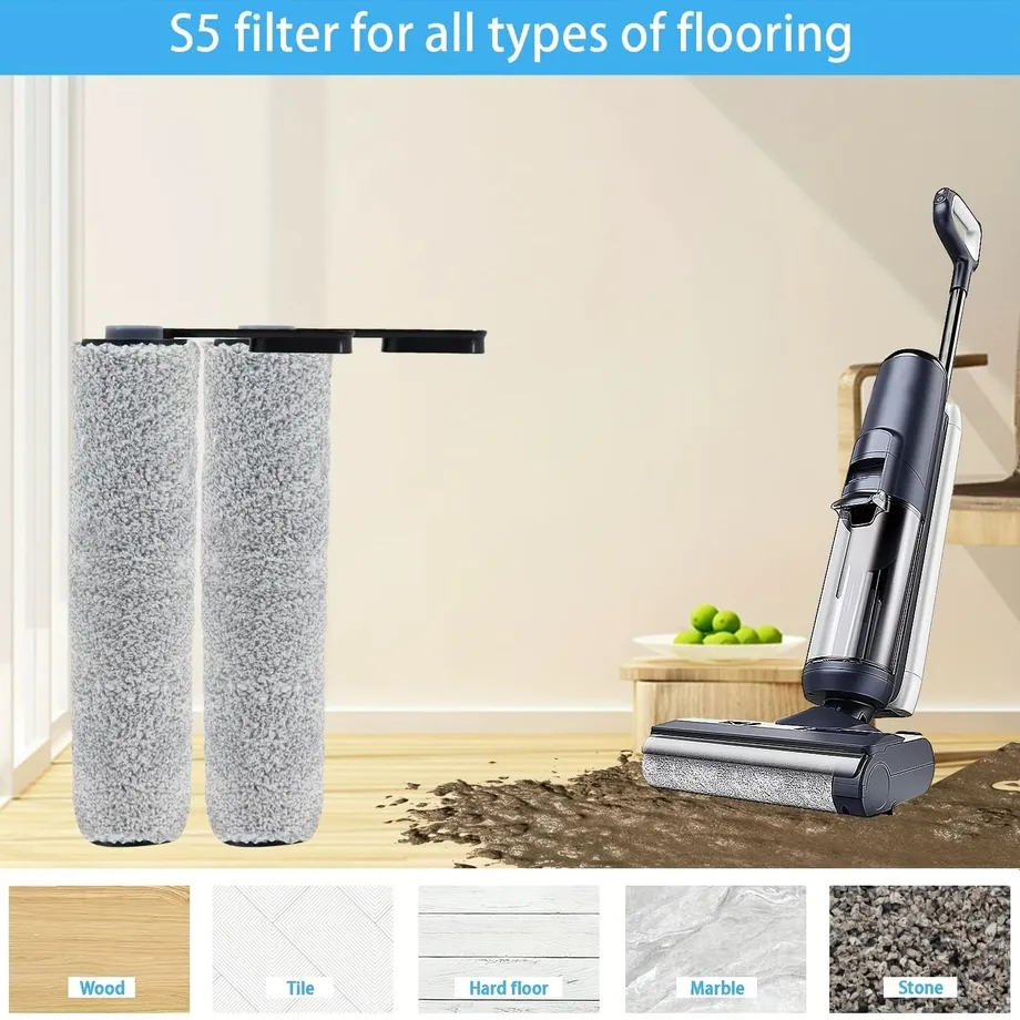 Výhodný sada náhradních dílů pro Tineco Floor ONE S5 - 4 HEPA filtry a 2 kartáče pro dokonalý úklid