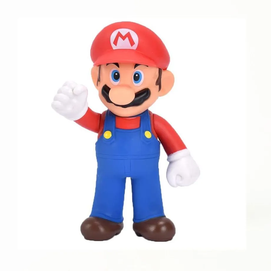 Dětská postavička s pohyblivými končetinami v provedení Super Mario