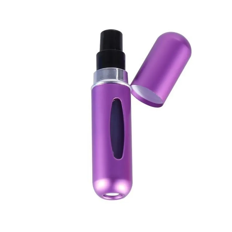 Mini lahvička na parfém 5 ml matte purple