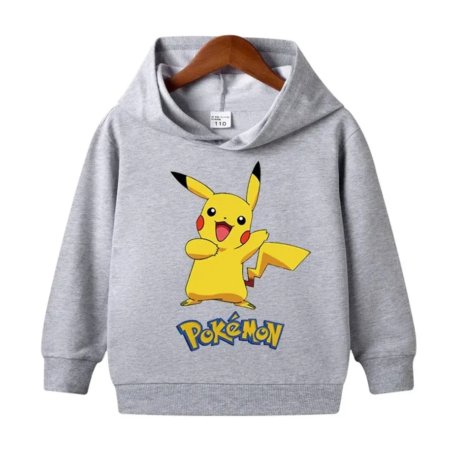 Dětská mikina nebo tepláková souprava s potiskem Pokémon Pikachu