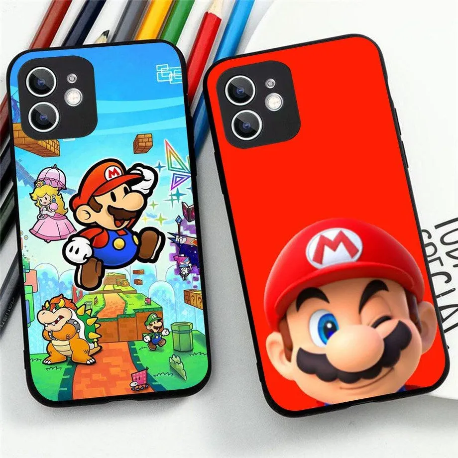 Stylový kryt na telefony Samsung s motivy animovaného Super Mario a jeho kamarádů