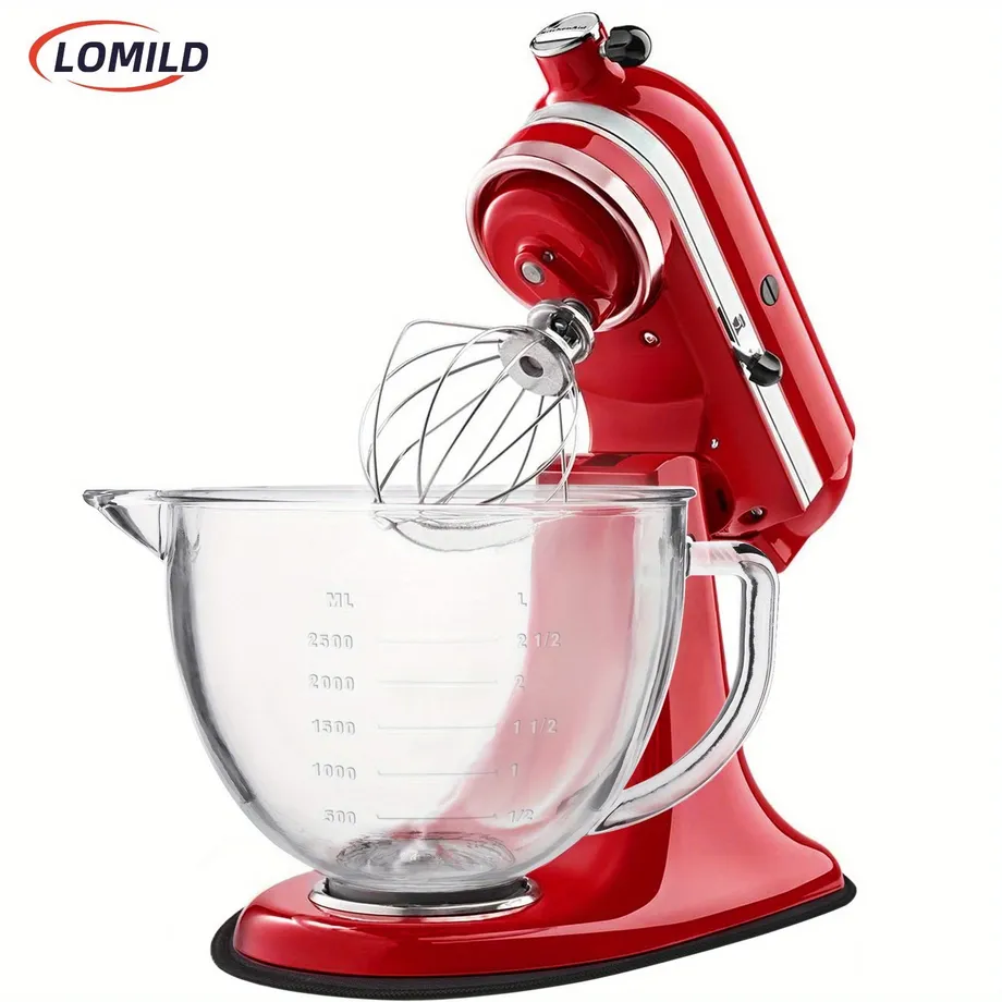 Skleněná míchací mísa, 5 QT pro KitchenAid 4,5 a 5 qt stolní mixéry s výklopnou hlavou