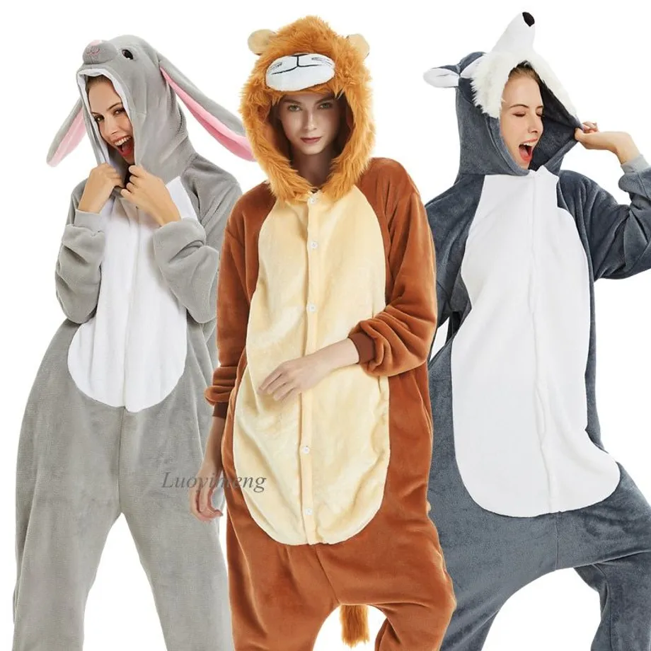 Unisex overal pro dospělé - zvířátka ZOO