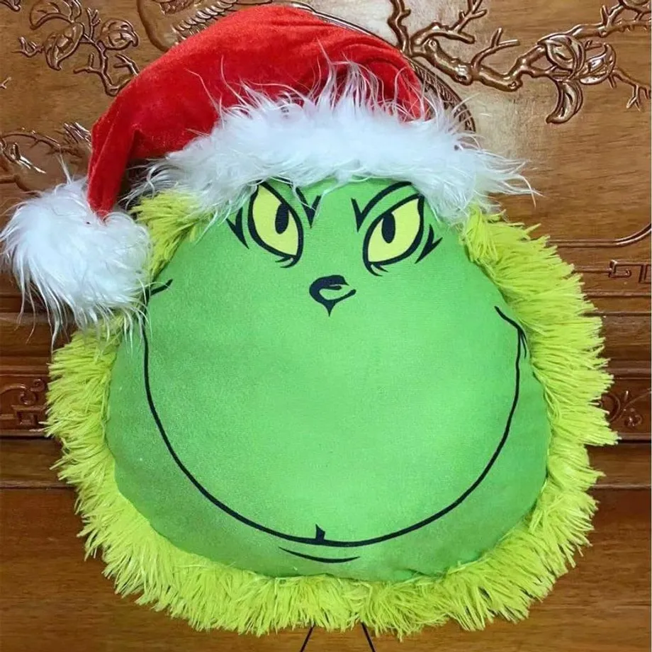 Vtipná plyšová Vánoční dekorace Grinch