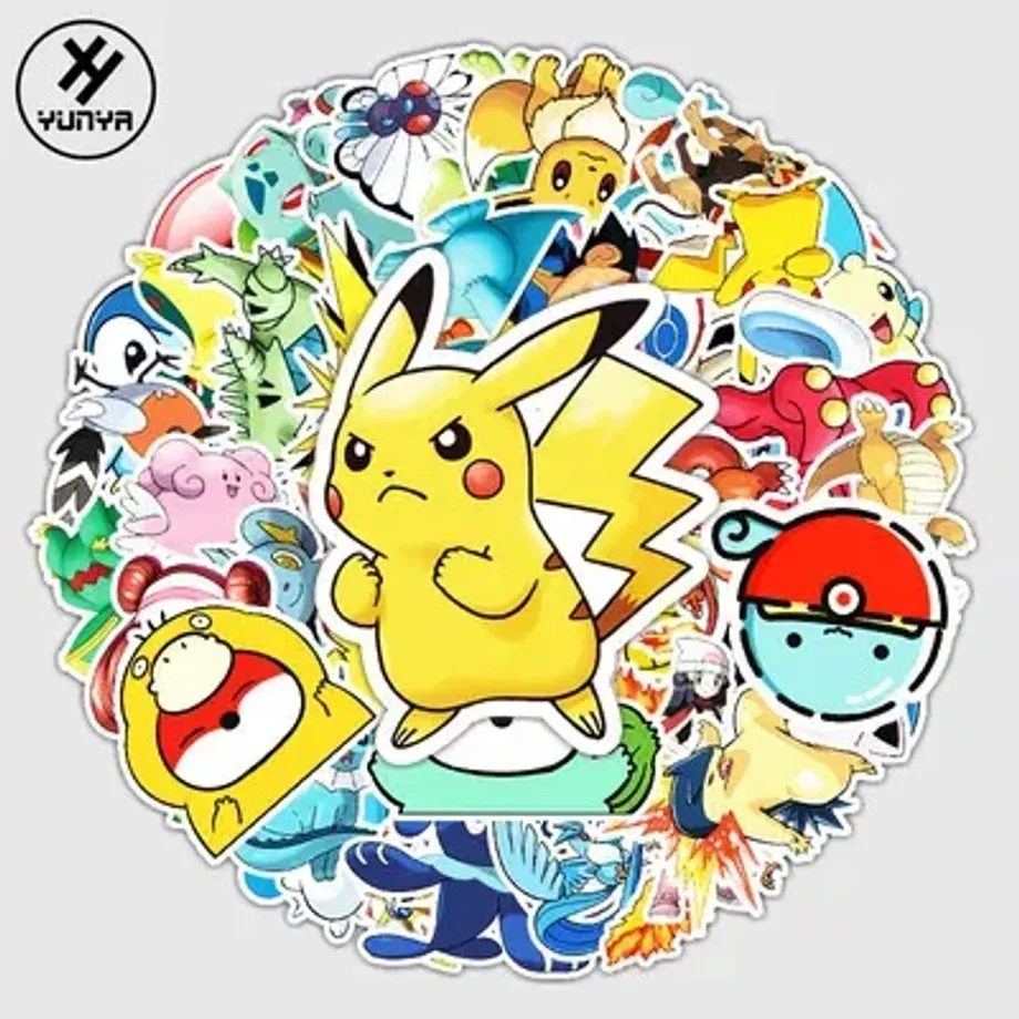 Hrneček pro děti s vesele vyobrazenými Pokémony - různé druhy