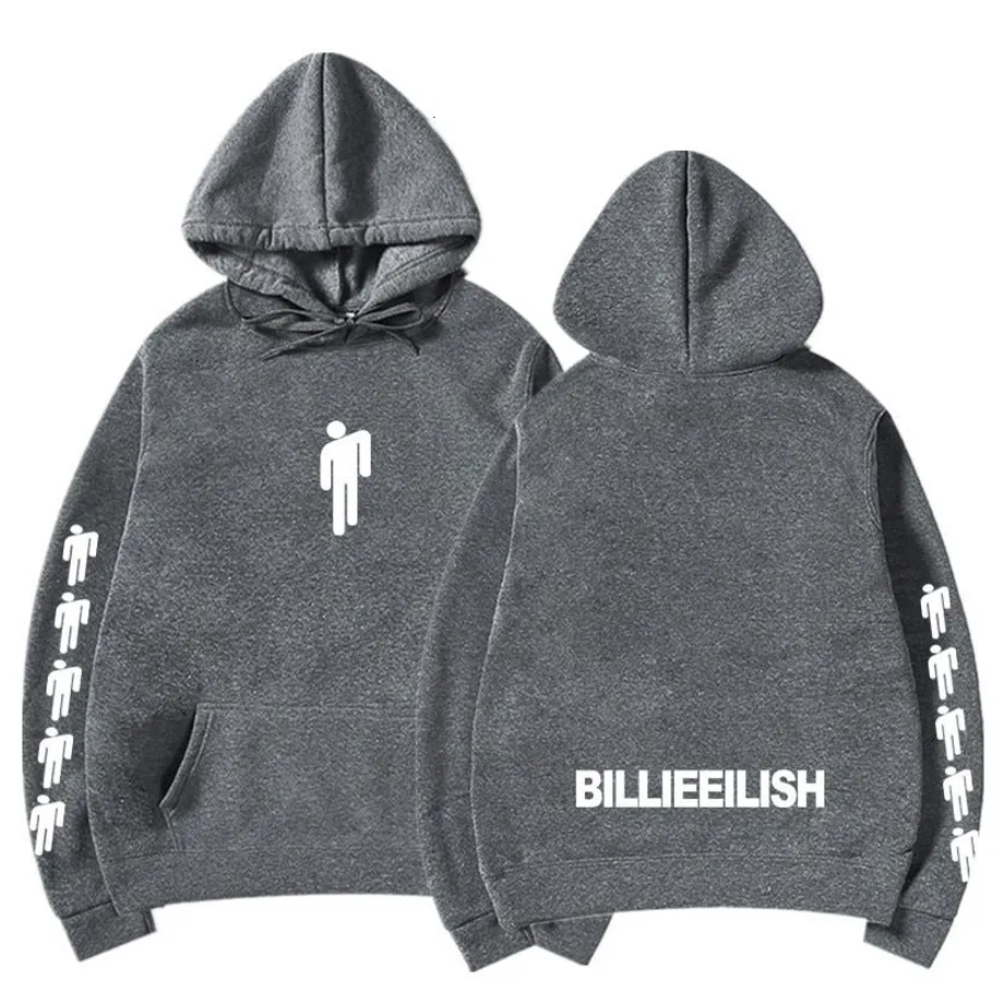 Unisex mikina Billie Eilish dark-gray-83 s