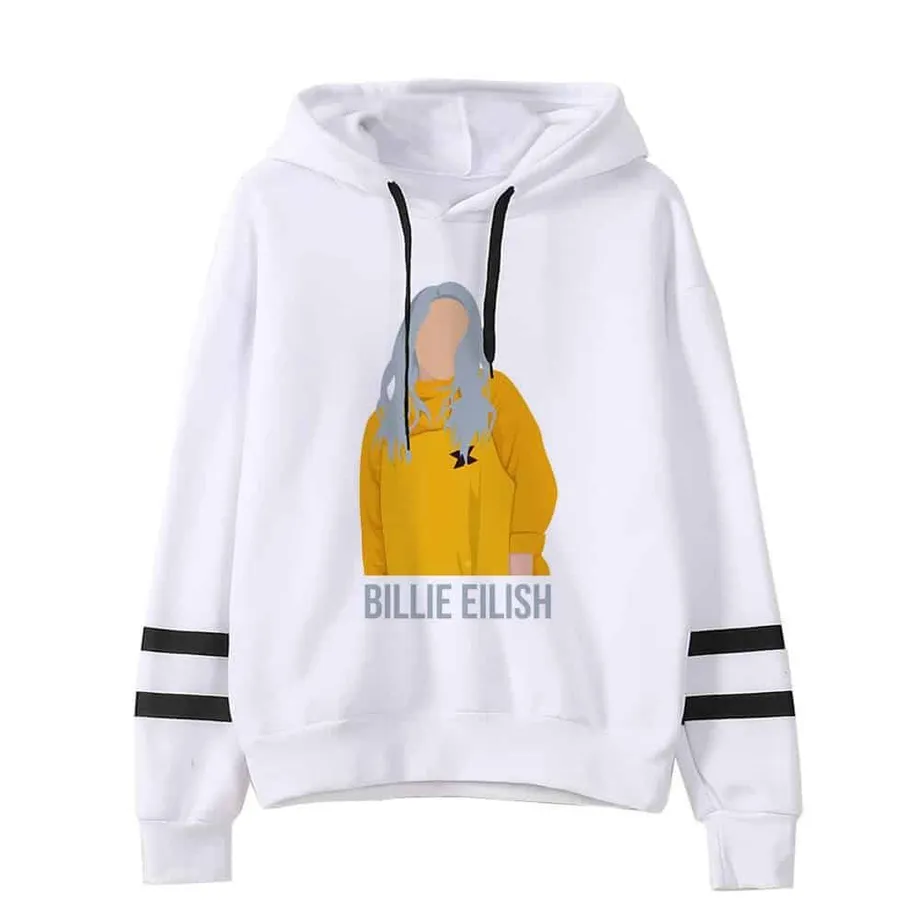 Mikina s kapucí ve stylu croptop Billie Eilish