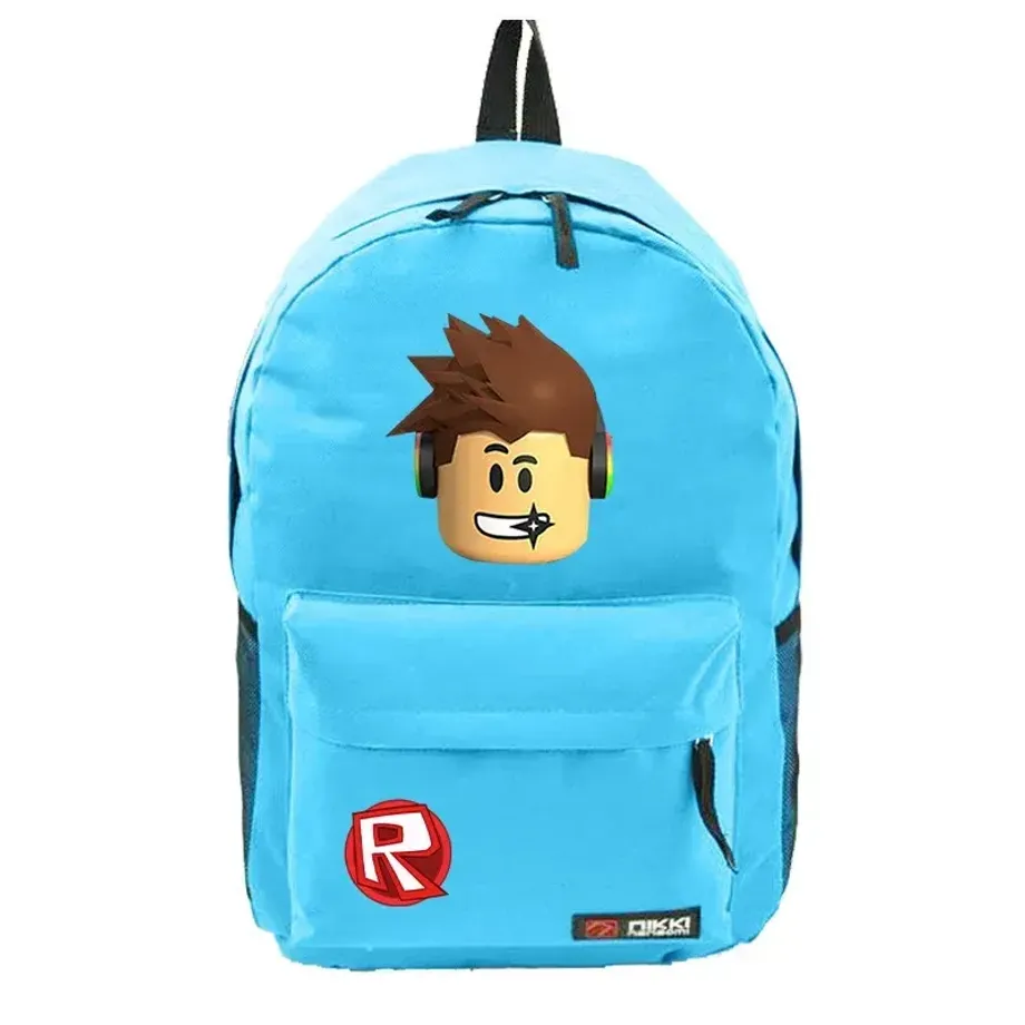 Dětský barevný školní batoh v různých provedeních s motivy hry Roblox