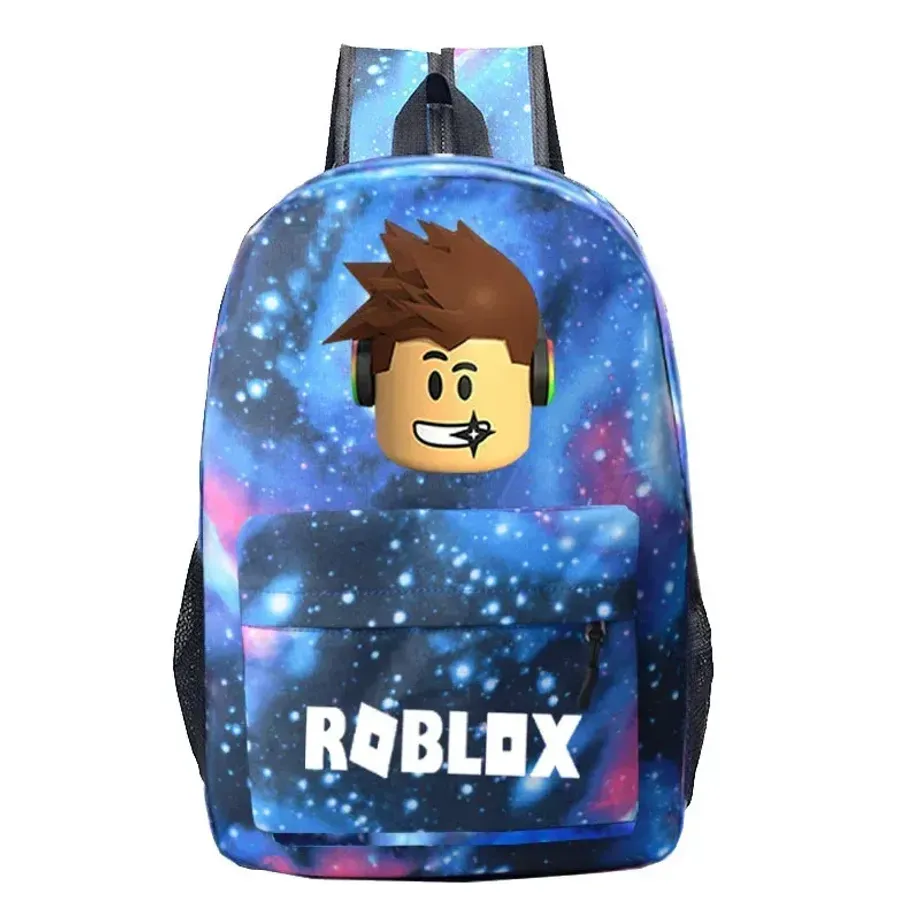 Dětský barevný školní batoh v různých provedeních s motivy hry Roblox