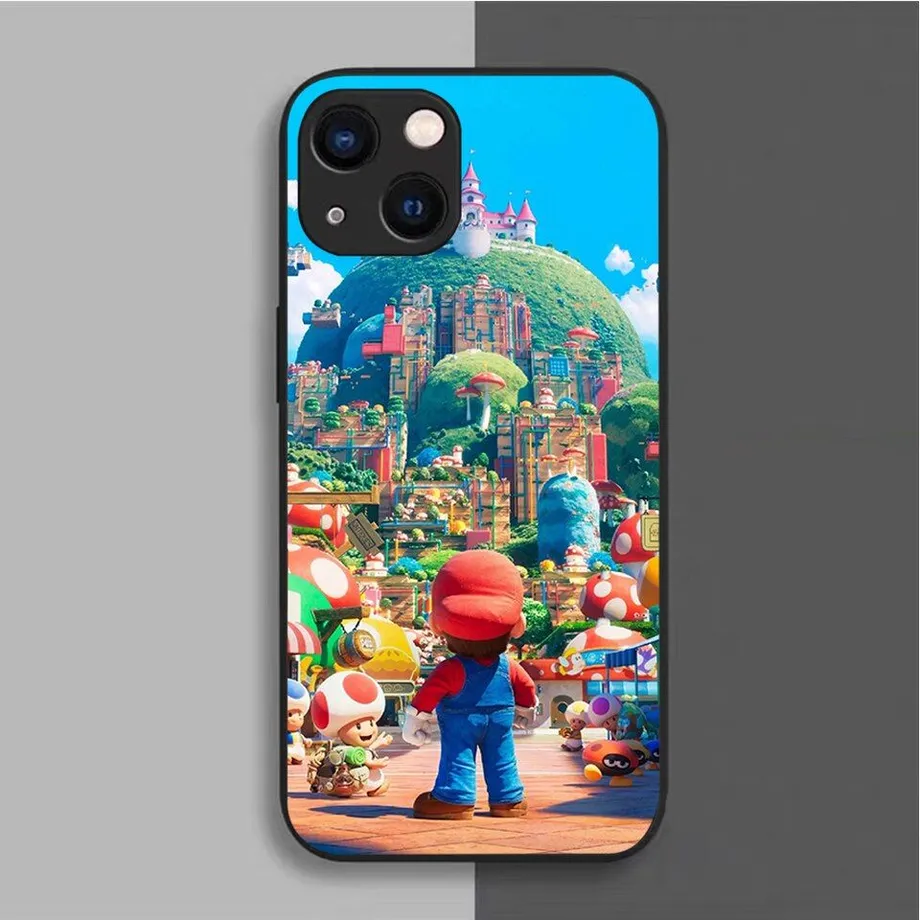 Stylový kryt na telefony Samsung s motivy animovaného Super Mario a jeho kamarádů