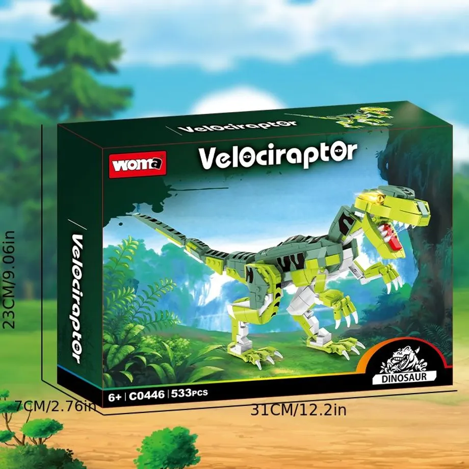 Velká stavebnice dinosaura kompatibilní s Lego - více variant