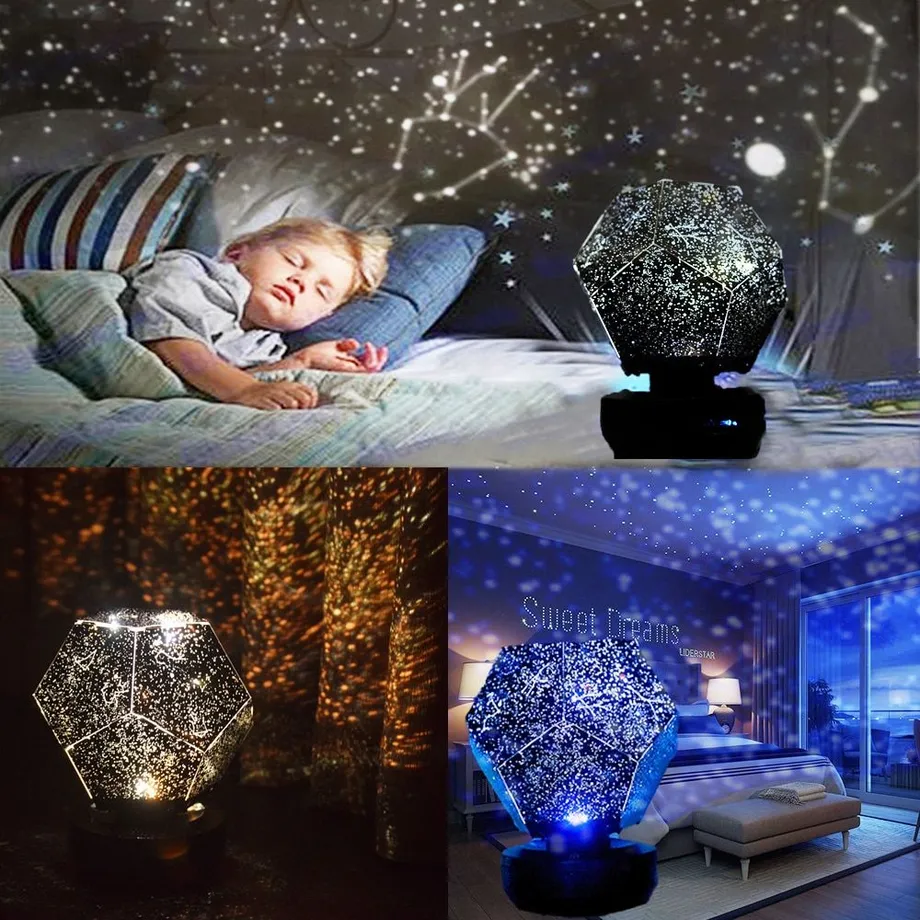 LED projektor noční galaxy oblohy