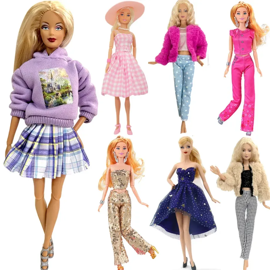 Módní a trendy set oblečení pro panenku typu Barbie