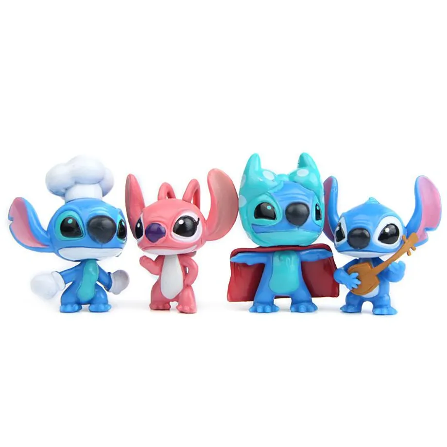 Dětská kreativní sada figurek oblíbené animované postavičky Stitch - 10 ks