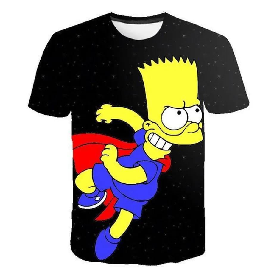 Unisex 3D tričko Simpson