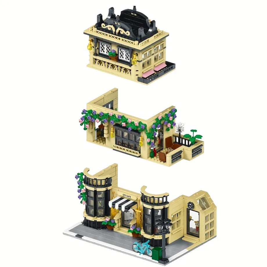 Sada CITY Cafe Block Module s LED světly