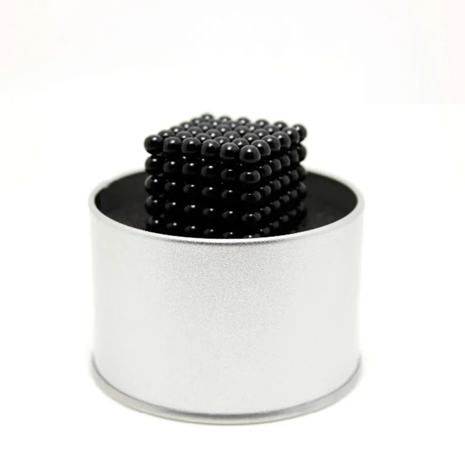 Antistresové magnetické kuličky Neocube - hračka pro dospělé d3-black-beads