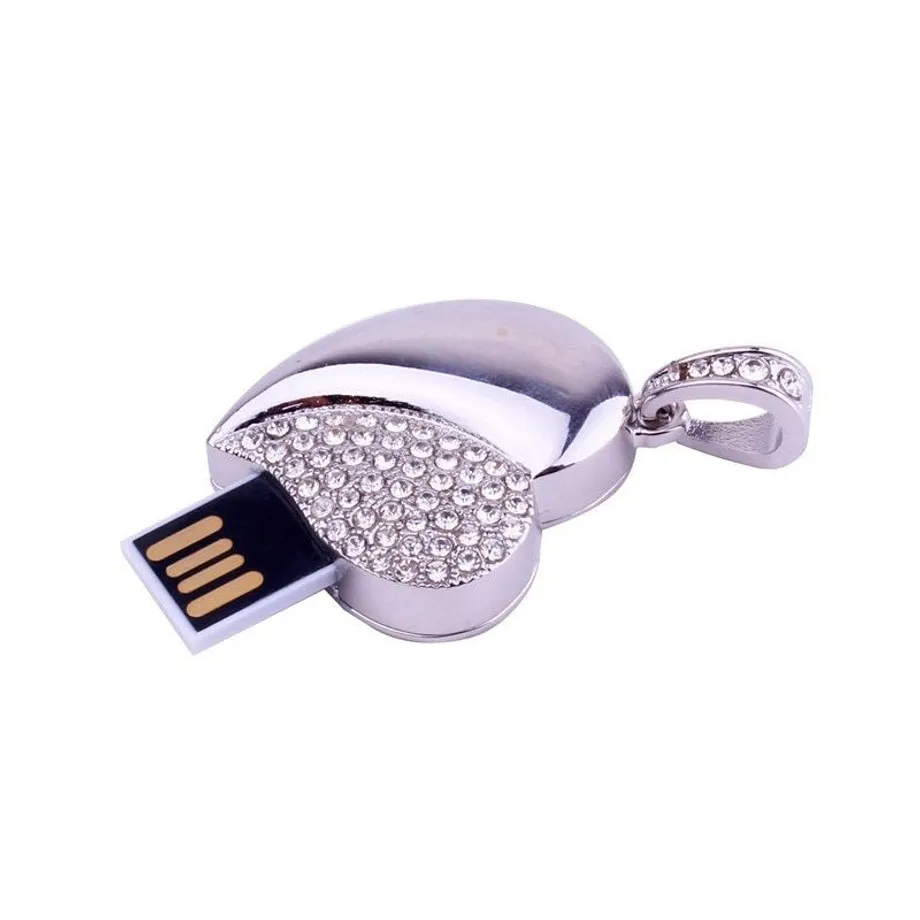 USB flash disk kovové srdce