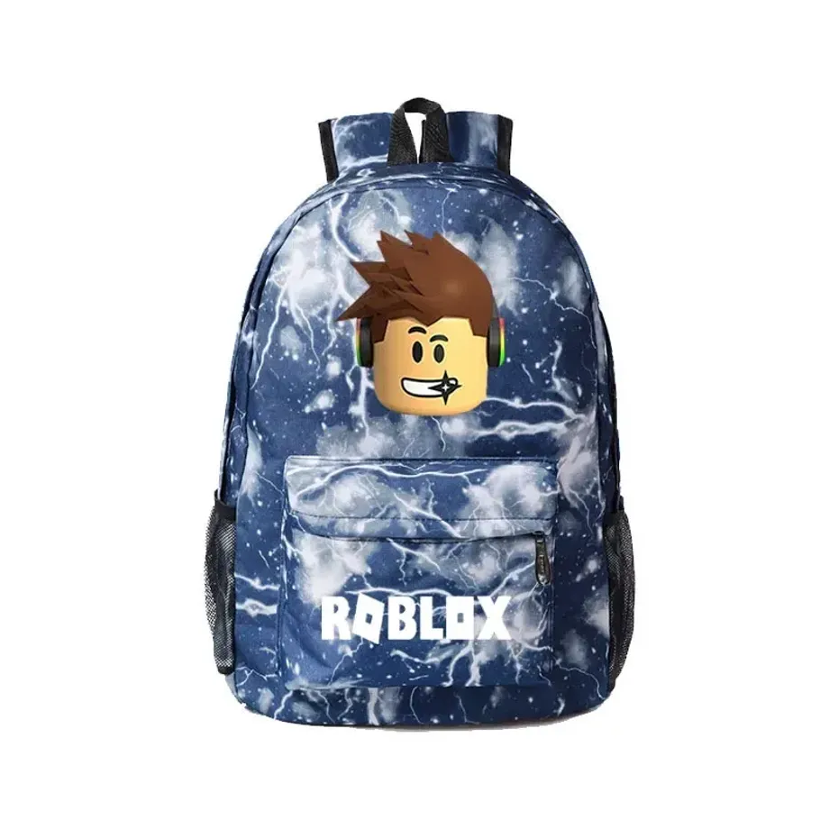 Dětský barevný školní batoh v různých provedeních s motivy hry Roblox