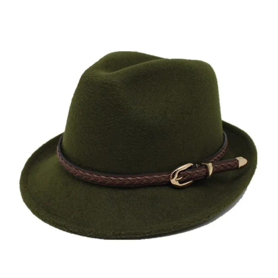 Německé plstěné klobouky Trilby Wool