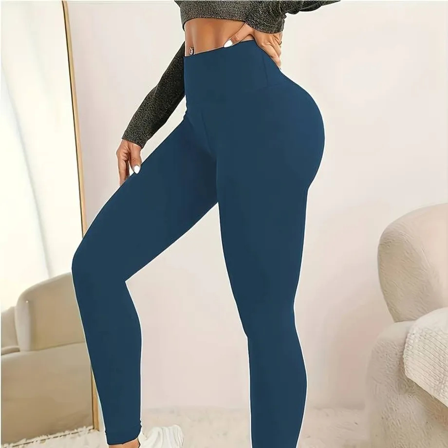 Získejte perfektní postavu v dámských vysokých legínách na jógu a sport - Slim fit & elastické