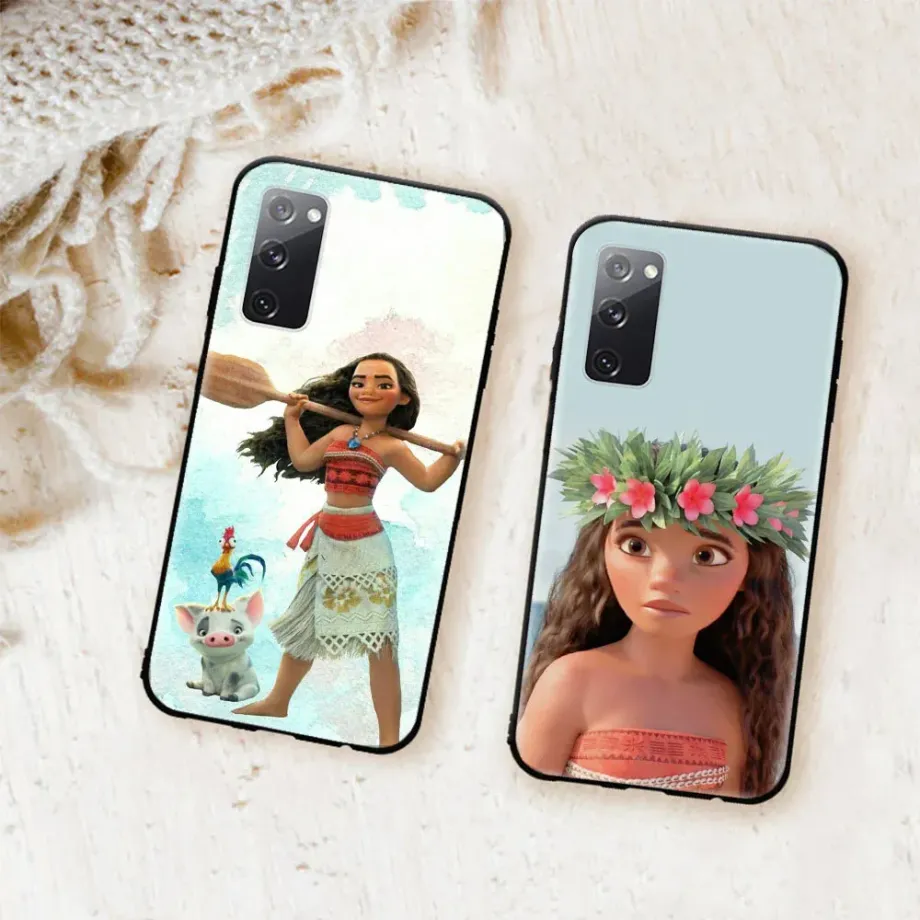 Stylový kryt na telefony samsung s motivy oblíbené pohádky Moana - Odvážná Vaiana