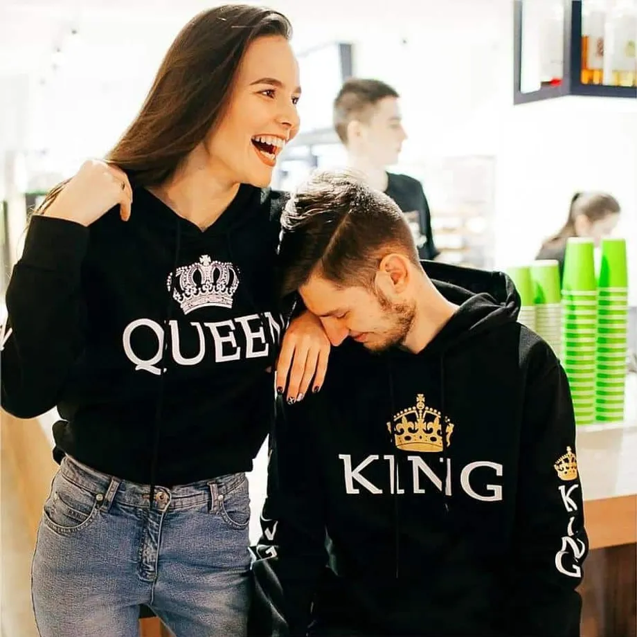 Mikiny pro páry KING a QUEEN