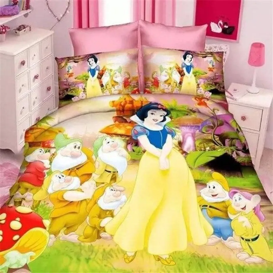 Ložní prádlo Disney snow-white-3 single2pcsno-sheet