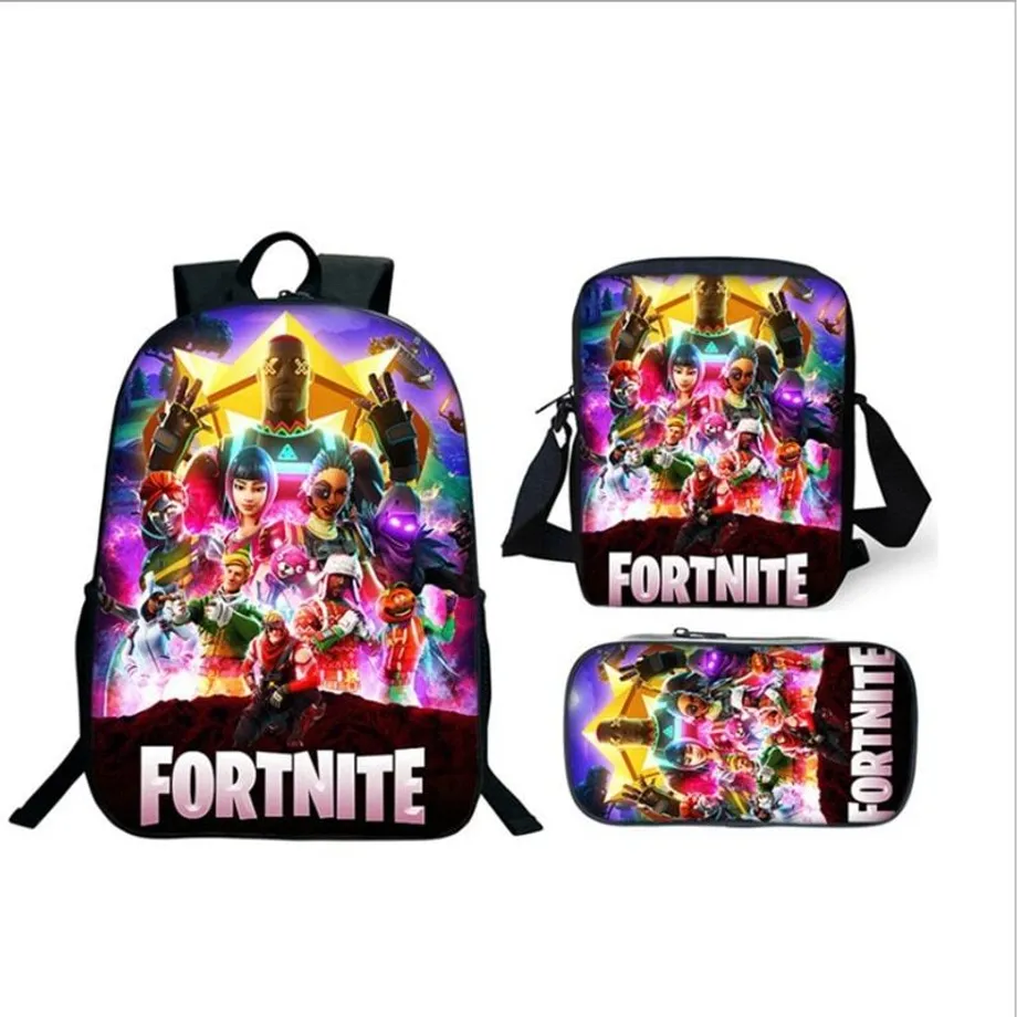 Sada dětských tašek s motivem počítačové hry Fortnite