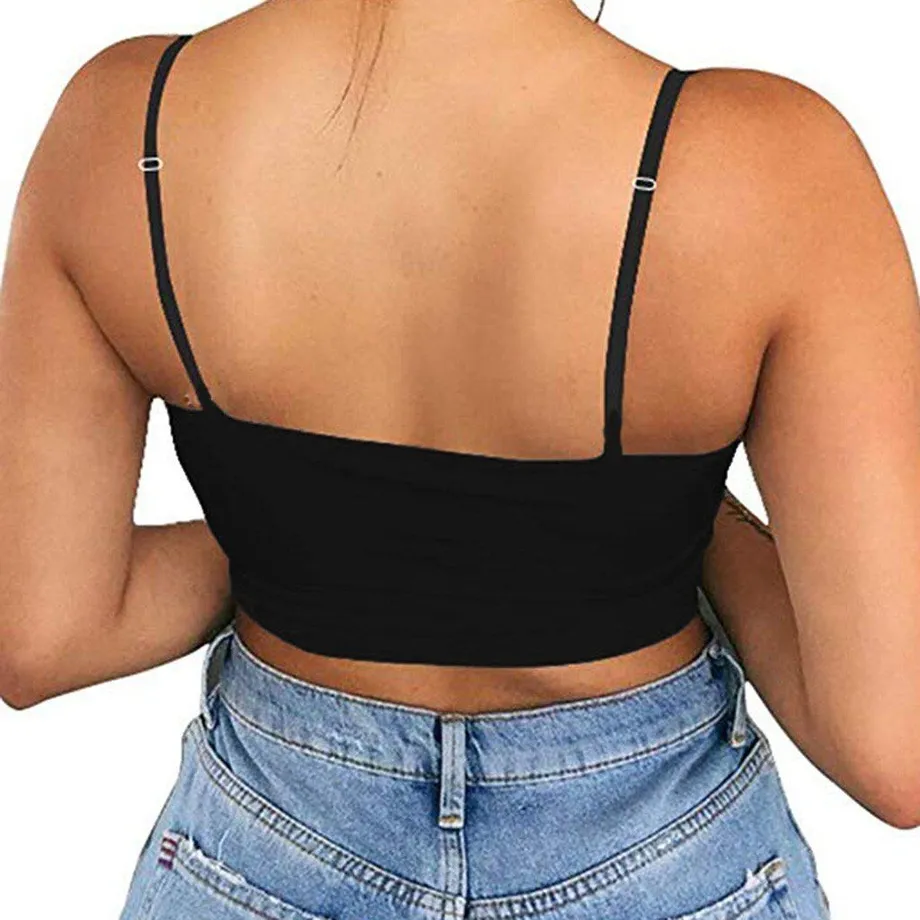 Dámský croptop s průstřihy na léto