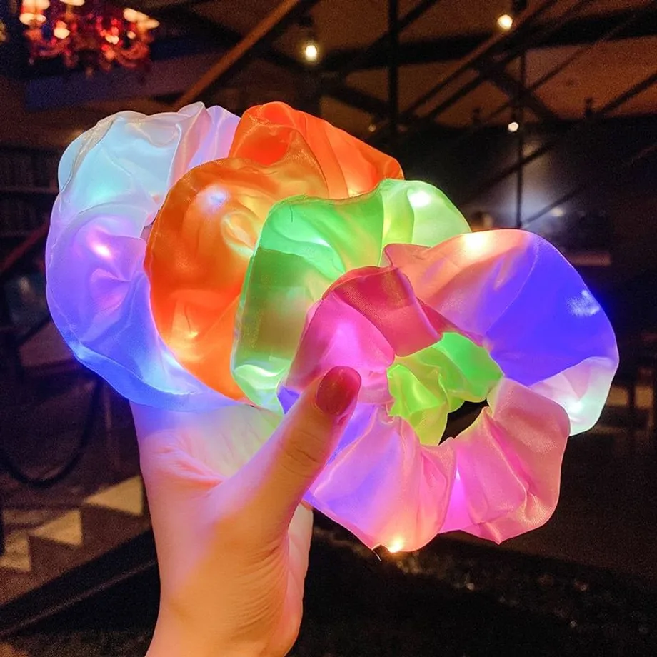 LED Scrunchies do vlasů