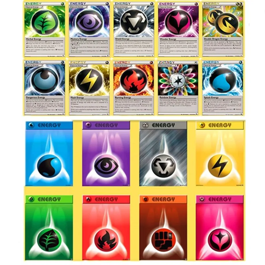 Pokémon ENERGY karty - booster box