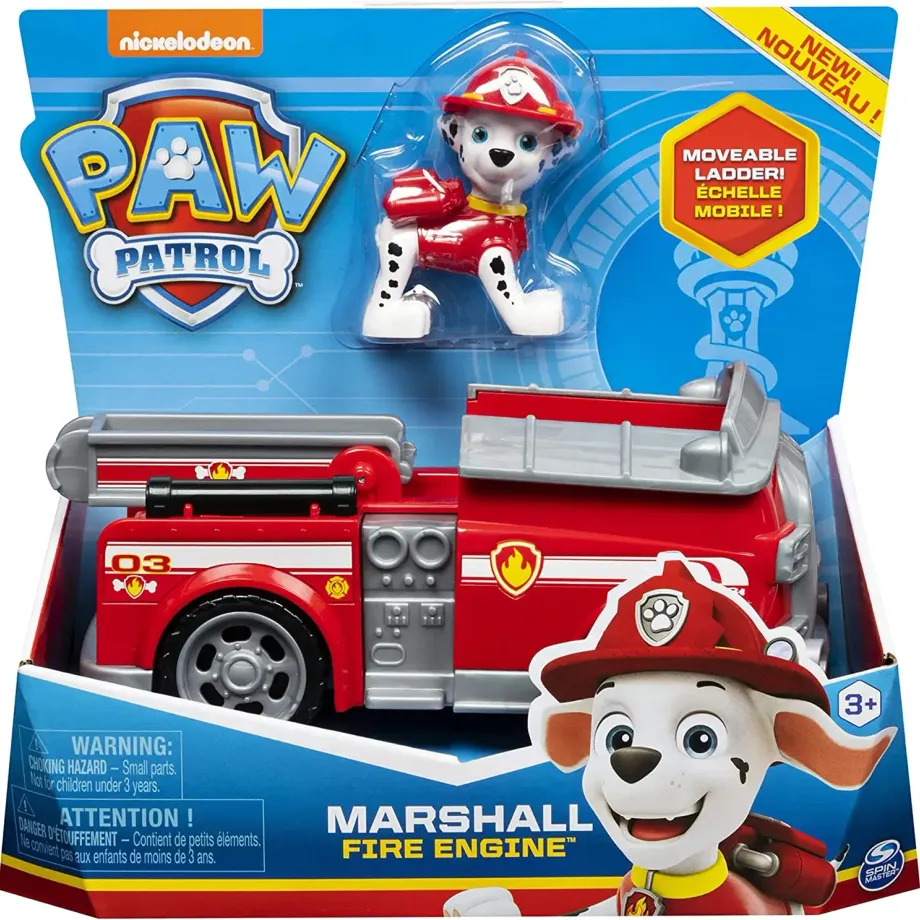 Oblíbená autíčka s postavičkami z pohádek Tlapková patrola - Paw Patrol