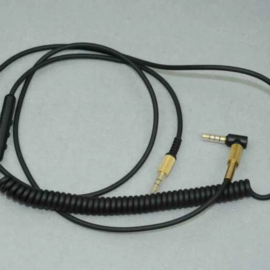 Náhradní audio kabel s ovládáním hlasitosti na Marshall sluchátka