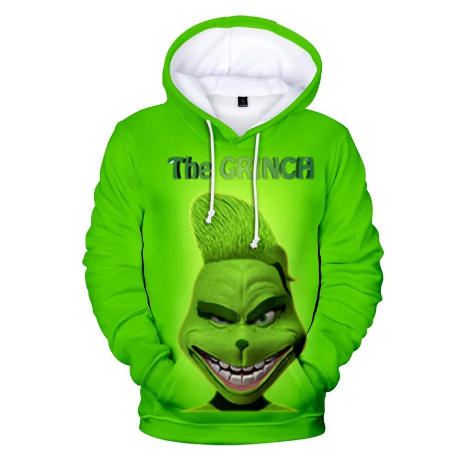 Unisex stylová mikina Grinch s kapucí