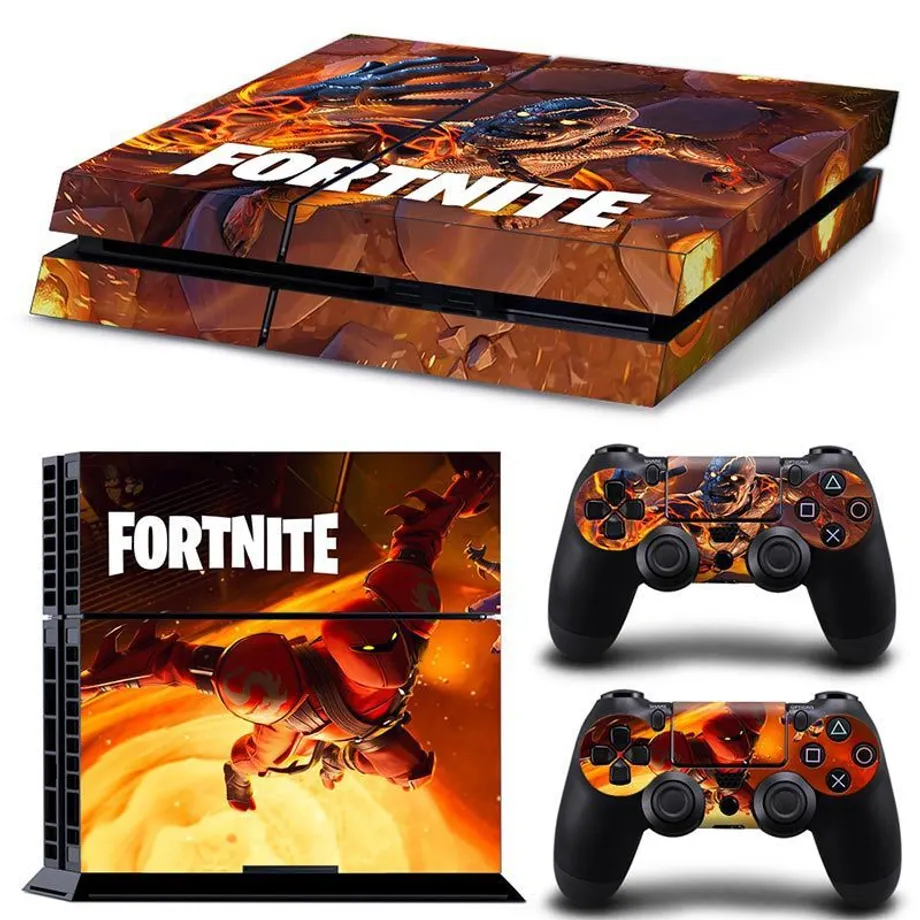 Ochranný samolepicí kryt na herní ovladače s potiskem Fortnite TN-PS4-8763