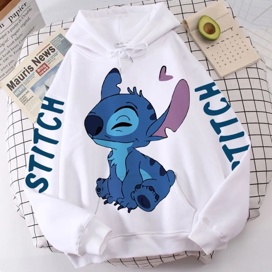 Trendy mikina v různých barvách s potiskem oblíbené Disney postavy Stitche Jullius