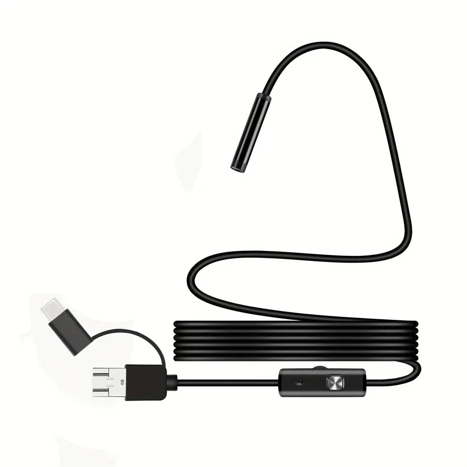 Endoskop pro zubní kontrolu s LED osvětlením a USB připojením pro Android telefony