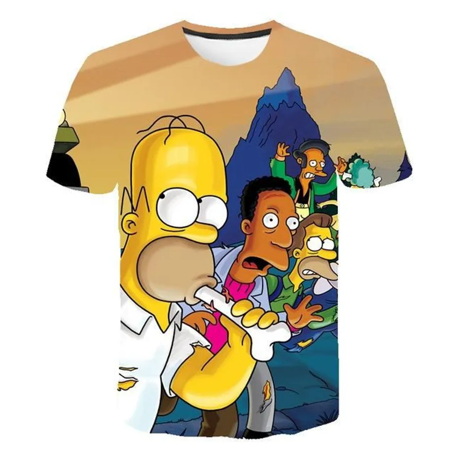 Unisex 3D tričko Simpsons