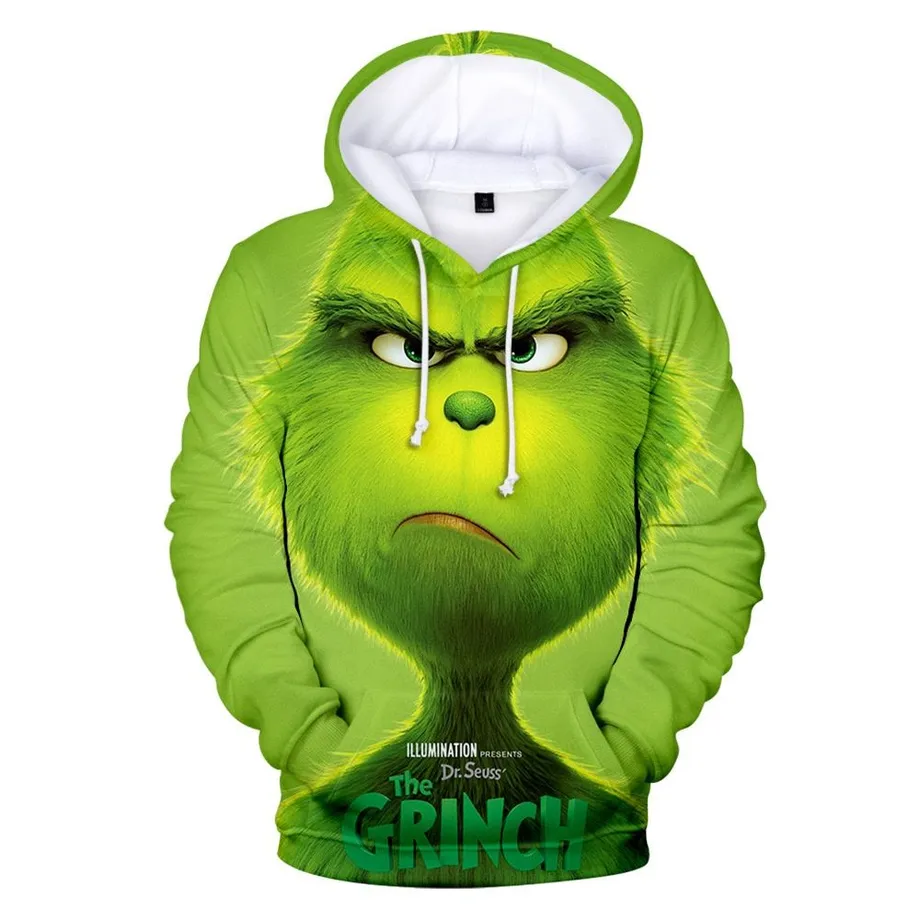 Unisex stylová mikina Grinch s kapucí