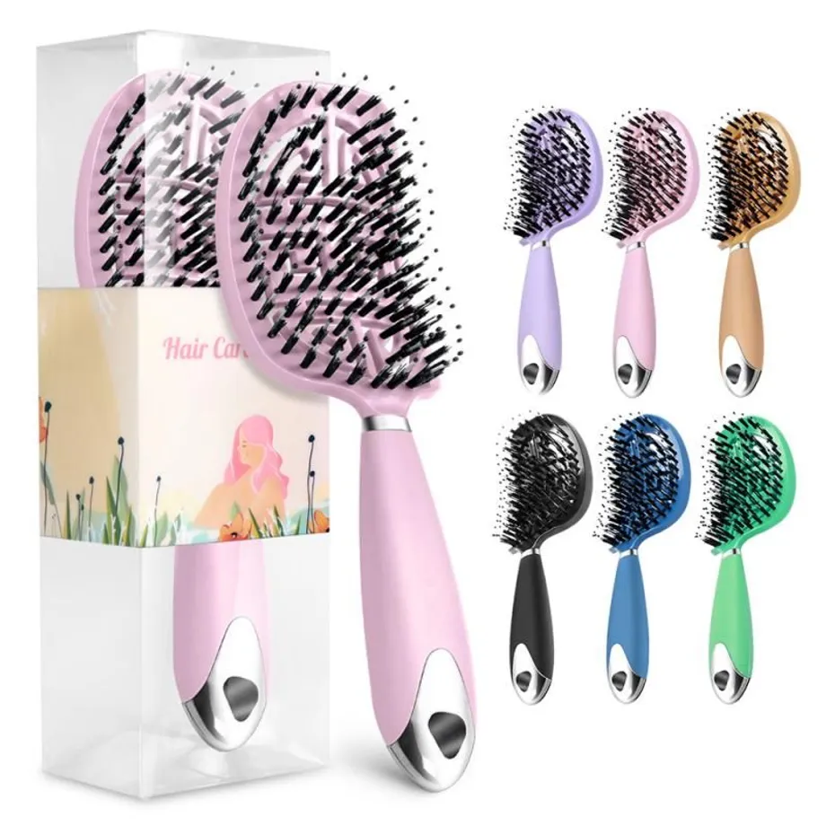 Profesionální kartáč na vlasy Pop Brush Brosse Detangling Hair Brush