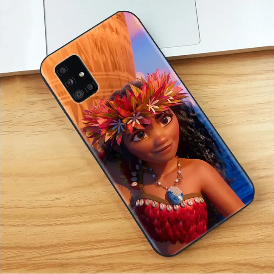 Stylový kryt na telefony samsung s motivy oblíbené pohádky Moana - Odvážná Vaiana