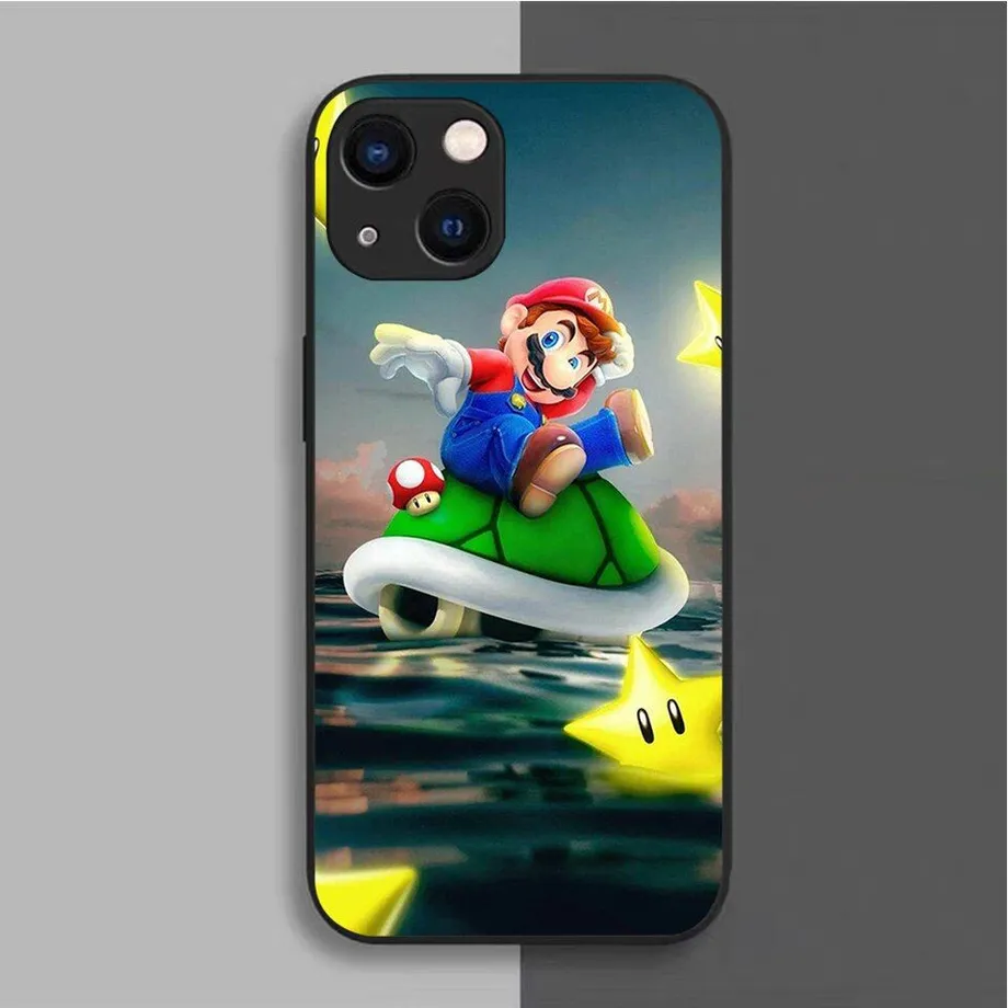 Stylový kryt na telefony Samsung s motivy animovaného Super Mario a jeho kamarádů