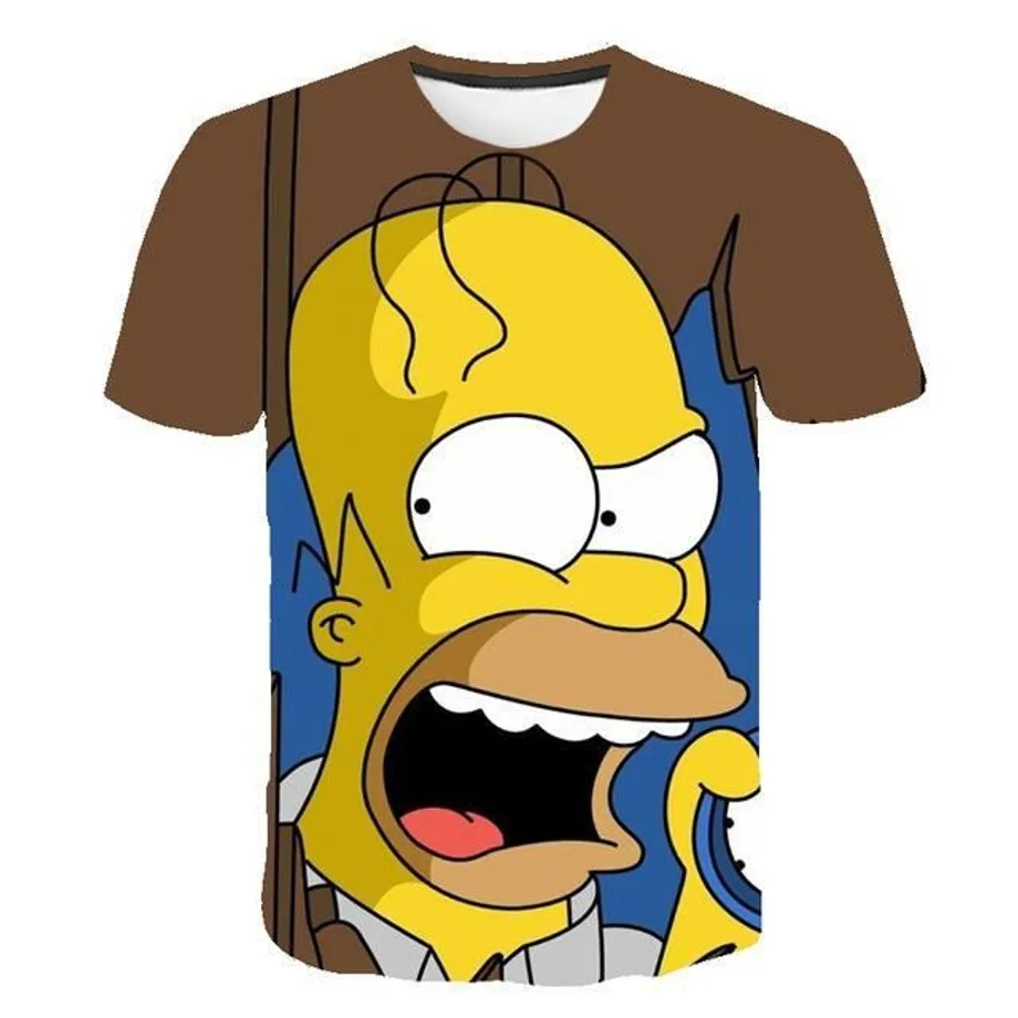 Unisex 3D tričko Simpsons 924 m