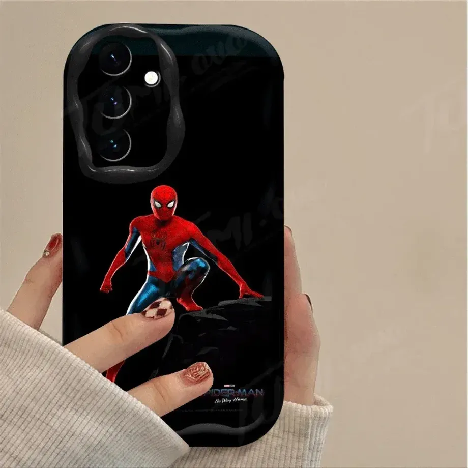 Trendy silikonový kryt s obrázky oblíbeného hrdiny Spider-man na telefony Samsung Galaxy