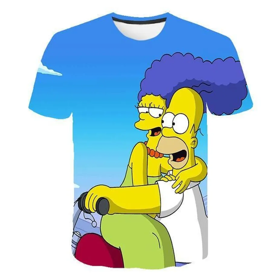 Unisex 3D tričko Simpsons