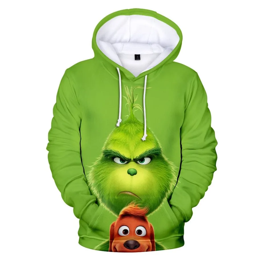 Unisex stylová mikina Grinch s kapucí