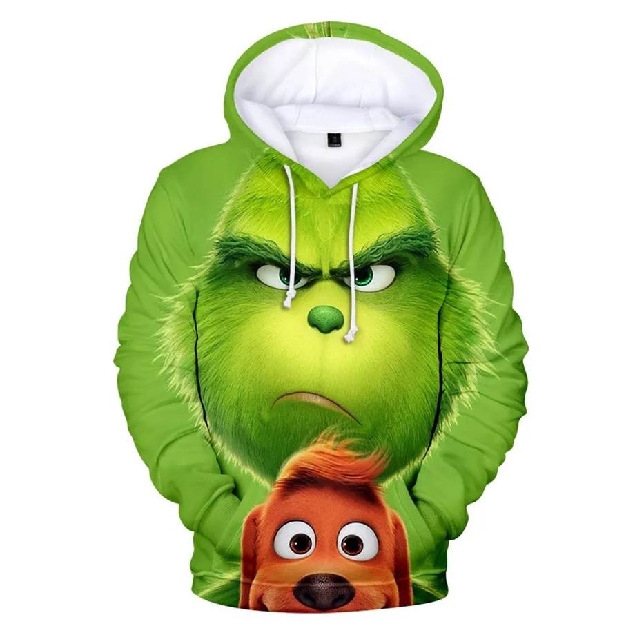 Unisex stylová mikina Grinch s kapucí