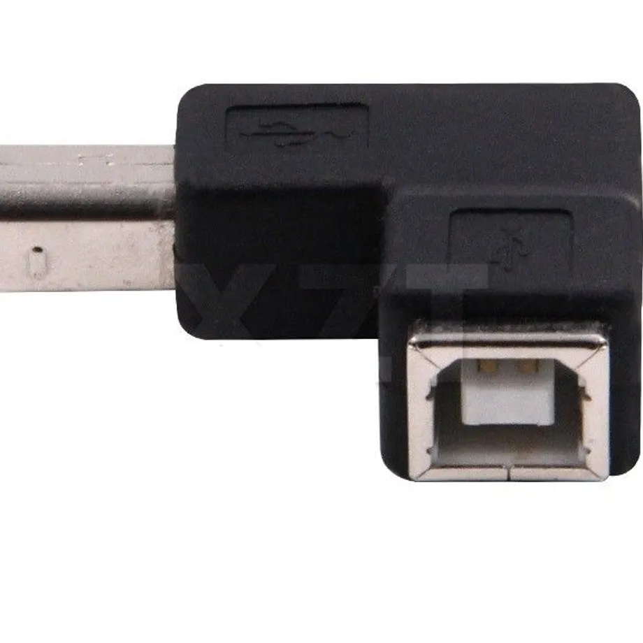 USB 2.0 úhlový adaptér 90° - Samec a samice