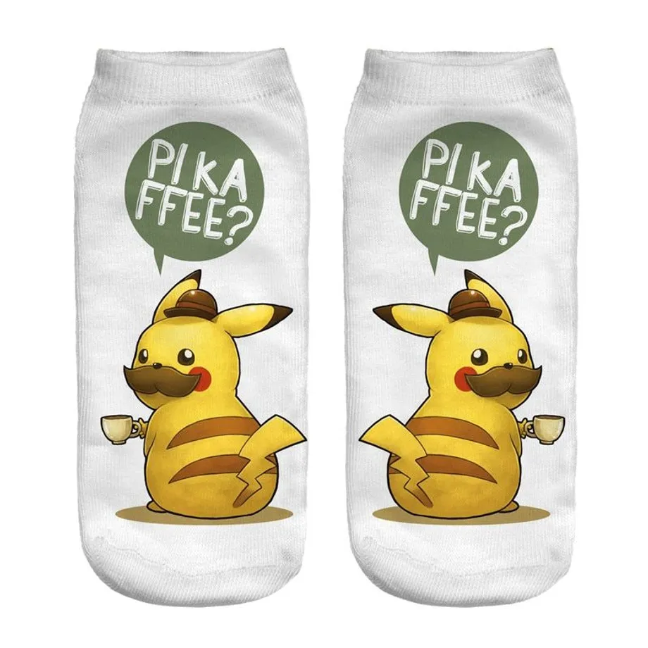 Dětské stylové ponožky s motivem Pokémonů